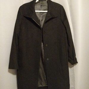 Uniqlo Wool / Cashmere Peacoat Black